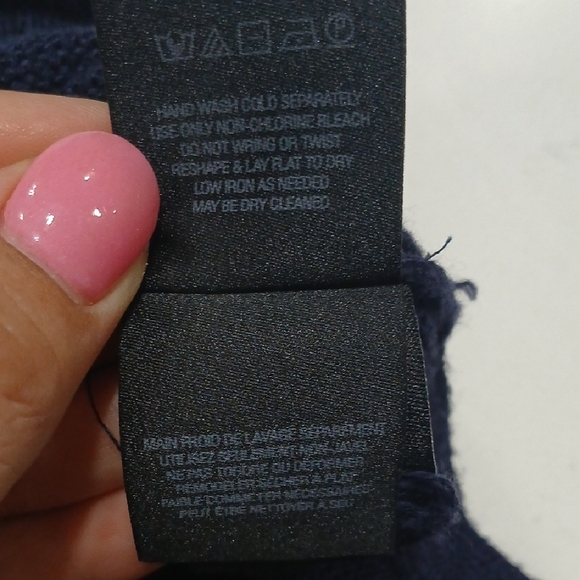 Anthropologie Blue Asymmetrical Cut Out Tank Top - Picture 6 of 9